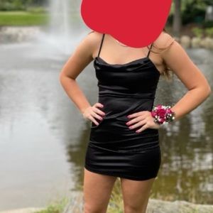 Short black dress